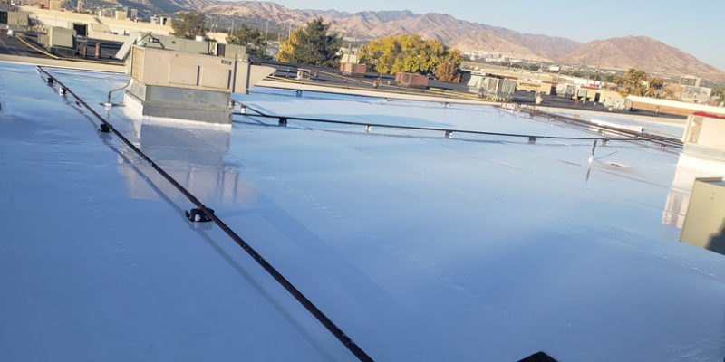 Roof coating installers